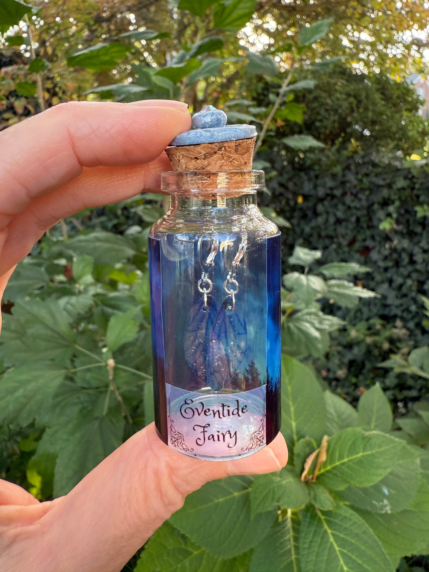 Mini Faerie Earrings in a Bottle – Collectible Fairycore Gift