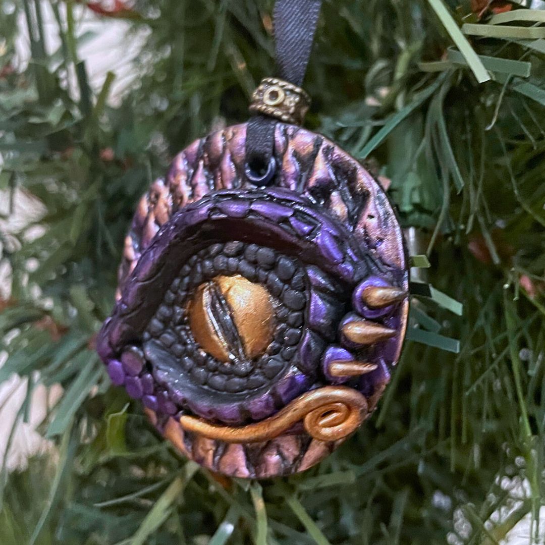 Dragon Eye Ornaments - Holiday Tree Decorations - 5 Colors