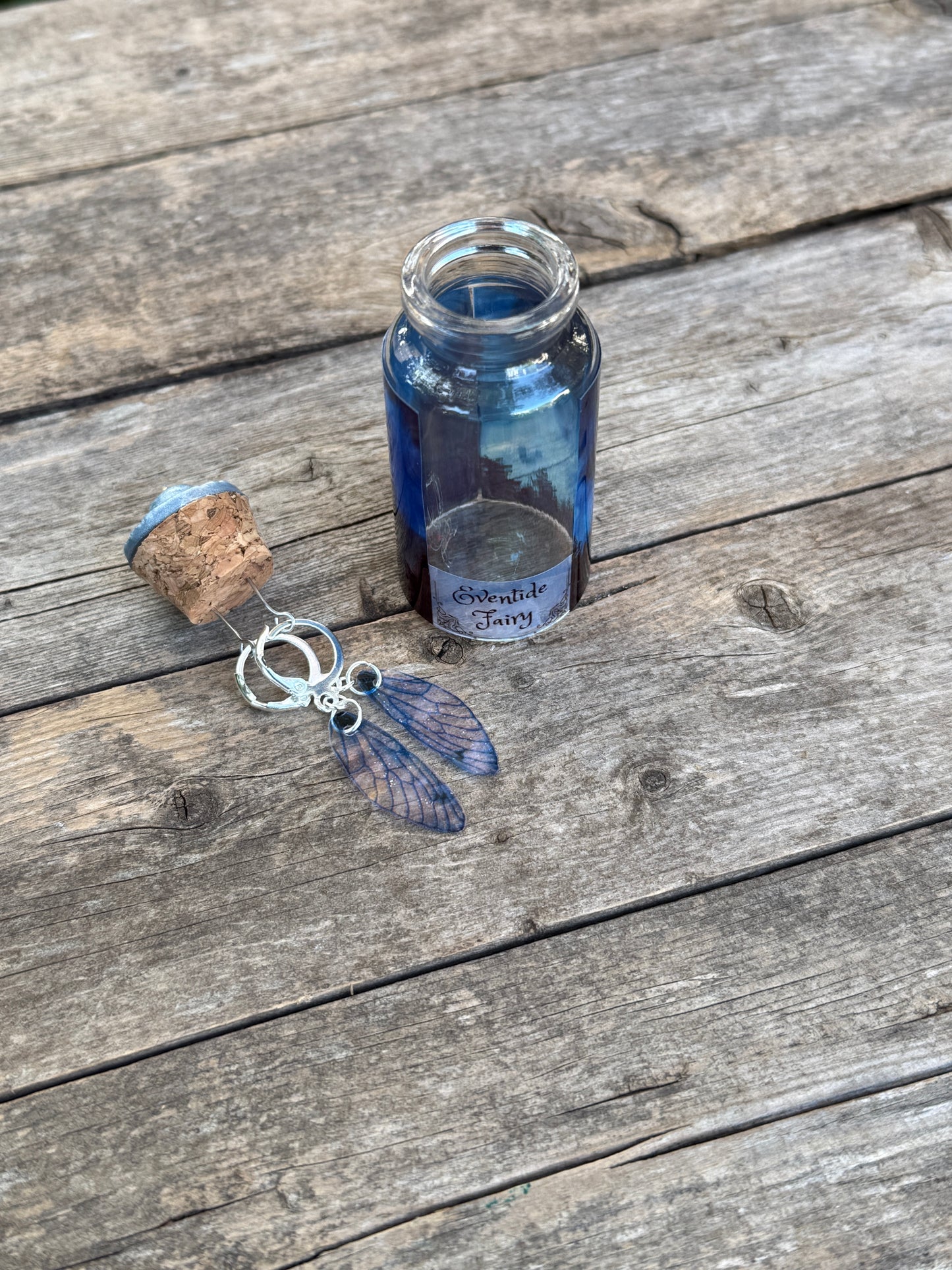 Mini Faerie Earrings in a Bottle – Collectible Fairycore Gift