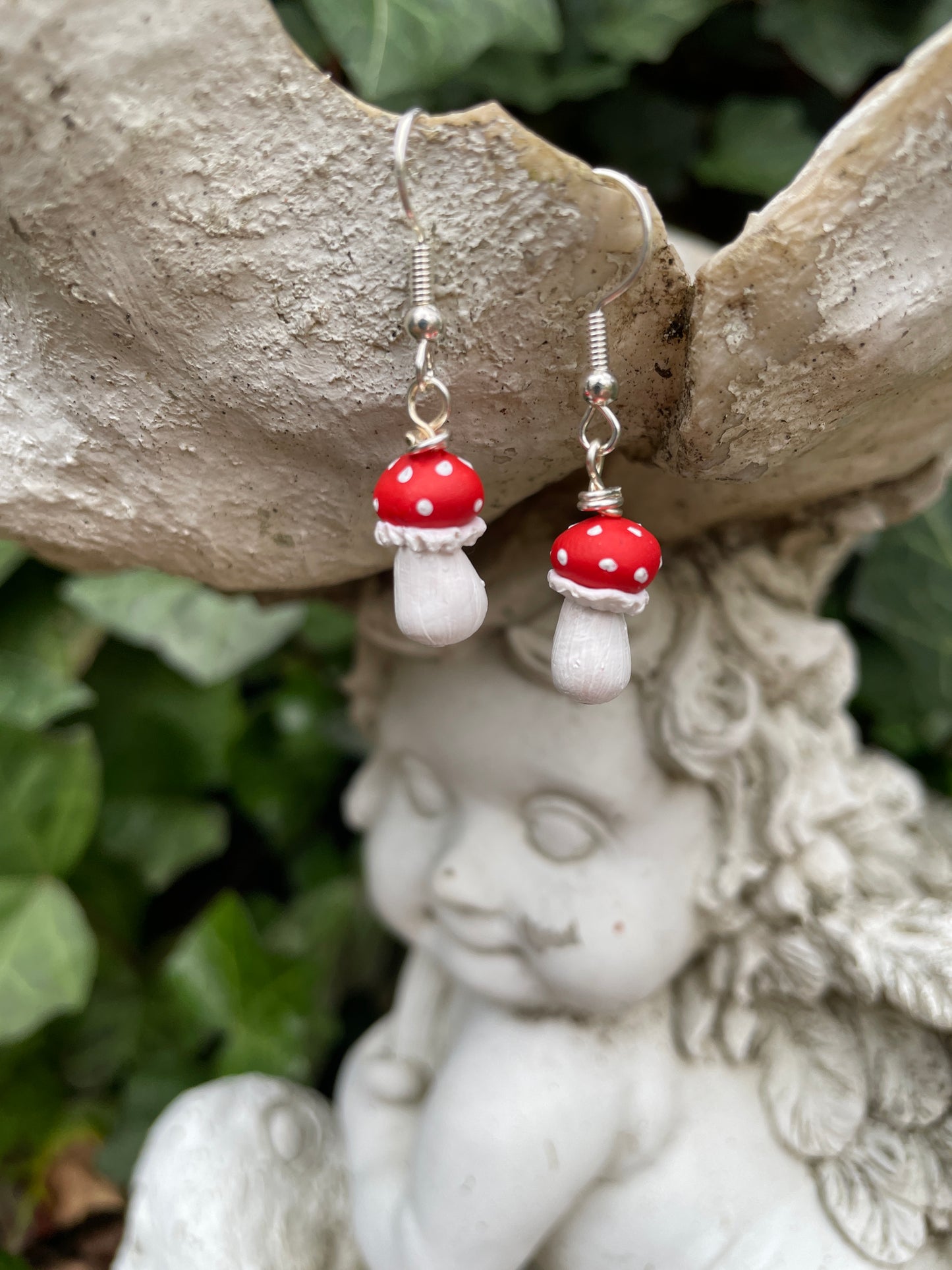 Mini Mushroom Earrings