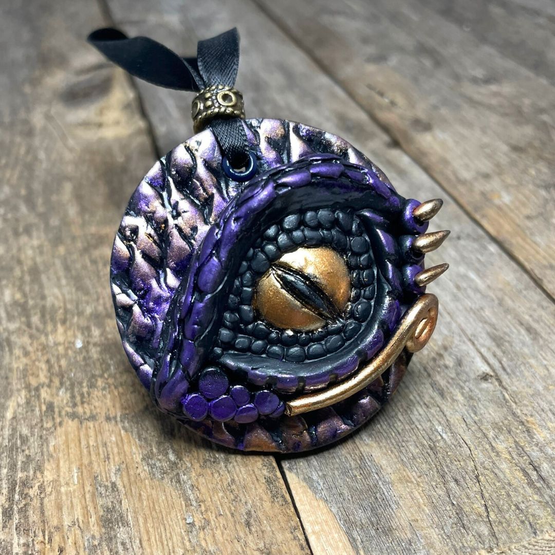 Dragon Eye Ornaments - Holiday Tree Decorations - 5 Colors
