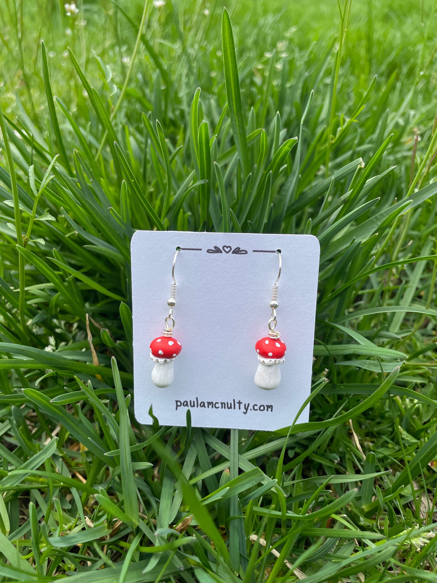 Mini Mushroom Earrings