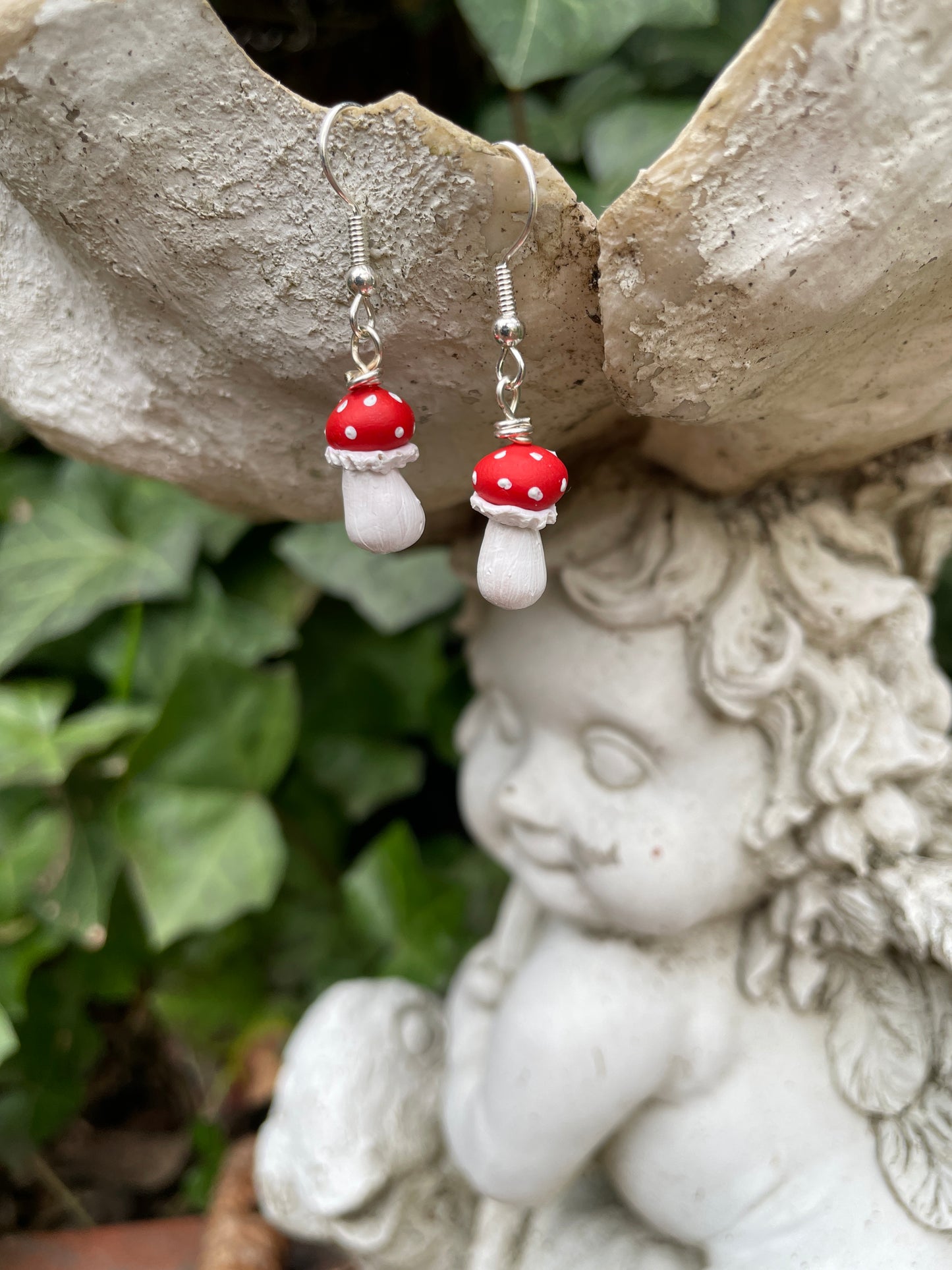 Mini Mushroom Earrings