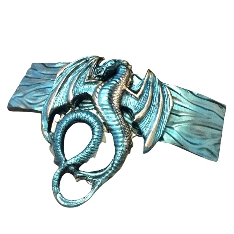 green dragon hair clip