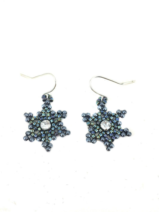 black gothic snowflakes