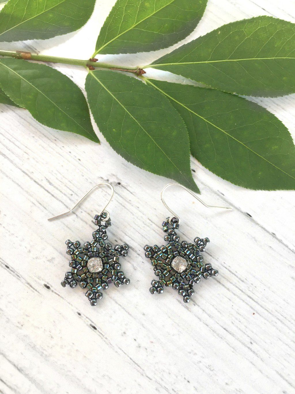 Gothic Snowflake Earrings