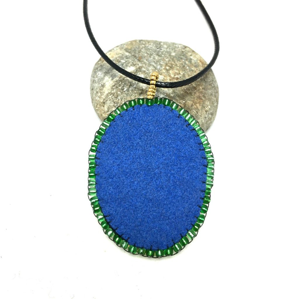 zentangle pendant back