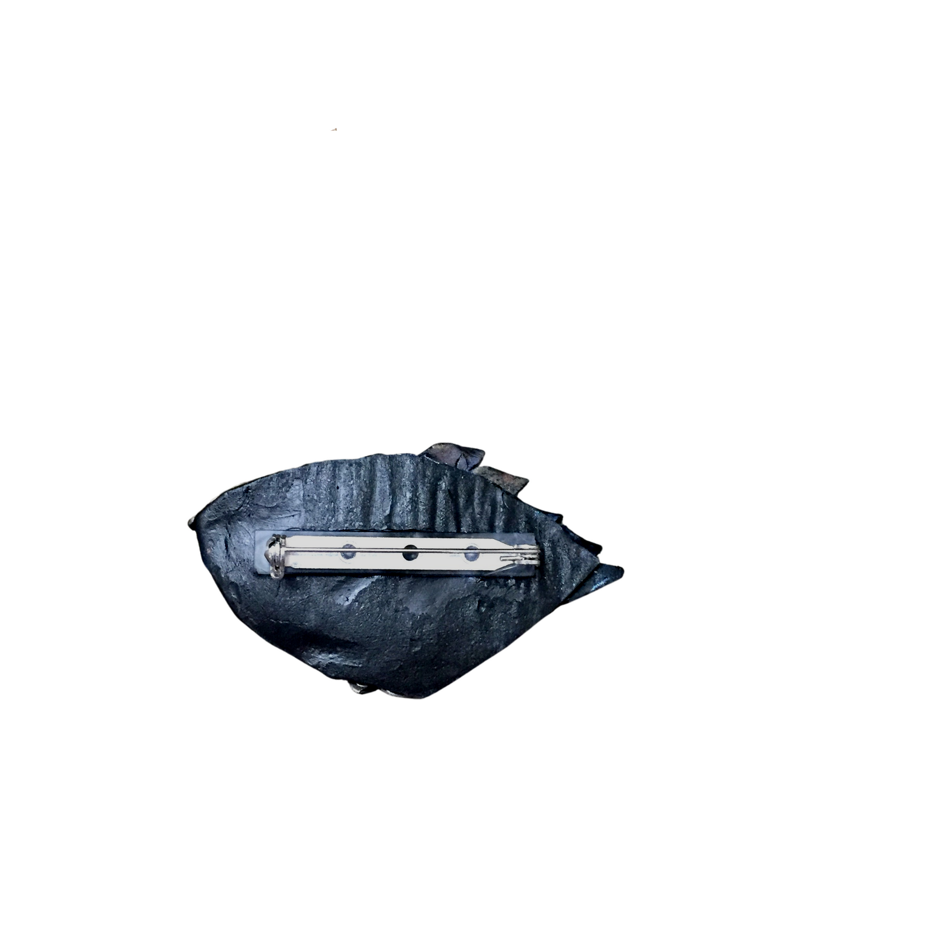 Back of Egyptian eye brooch.