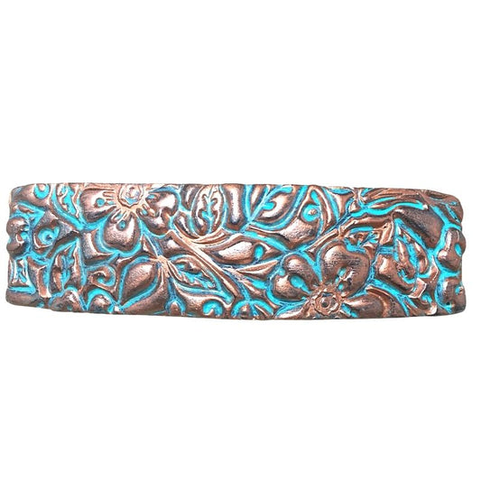 Flower hair barrette