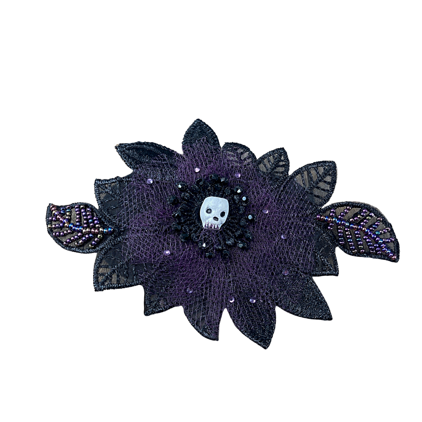 Gothic Skull Fascinator
