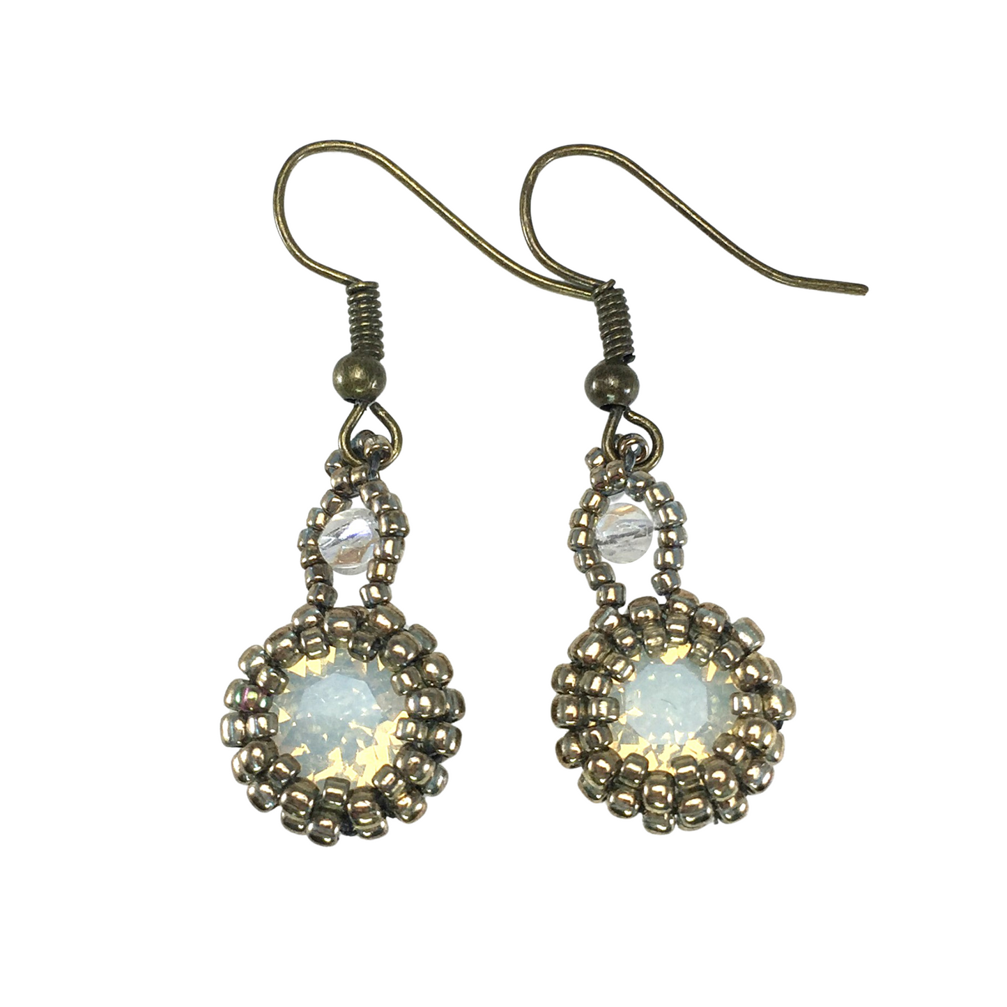 Ocean Blue Crystal Earrings - 2 color options