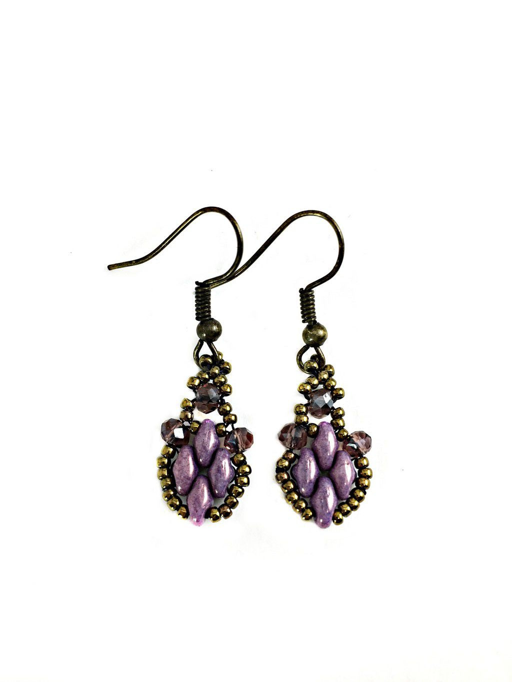 lavender Victorian teardrop