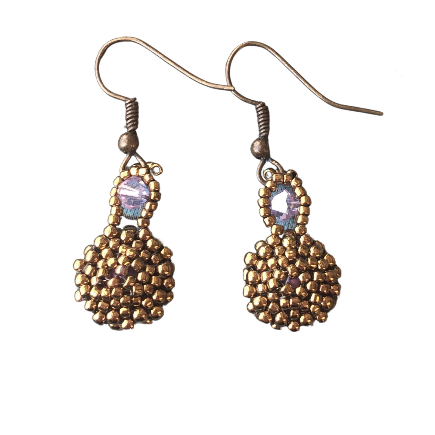 Ocean Blue Crystal Earrings - 2 color options