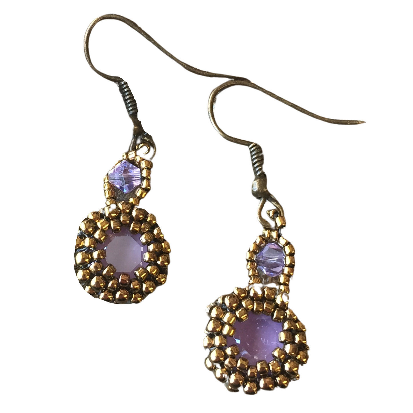 Ocean Blue Crystal Earrings - 2 color options