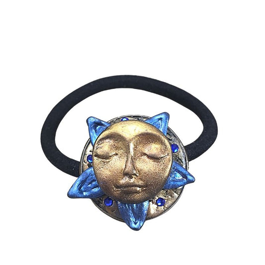 gold sun tarot hair tie