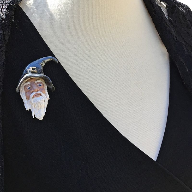 Wizard Pin on model