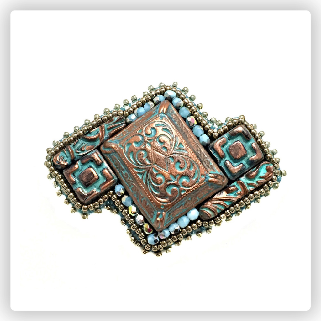 One of a kind handmade shawl pins and brooches