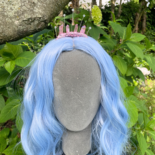 Fairy Tiara - Pink Quartz Crystal