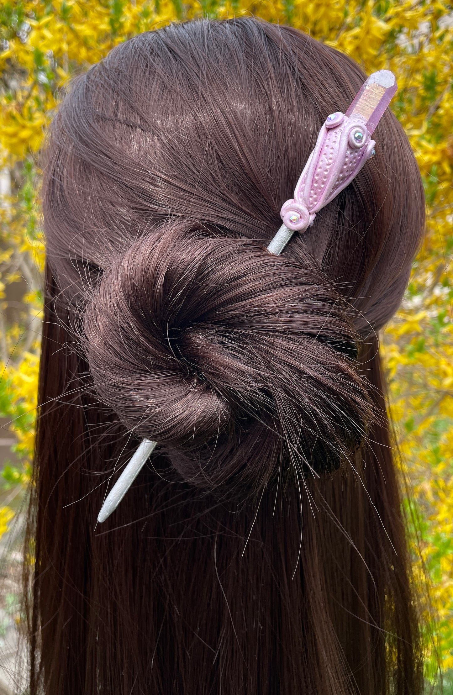 Pink Regency Hair Stick