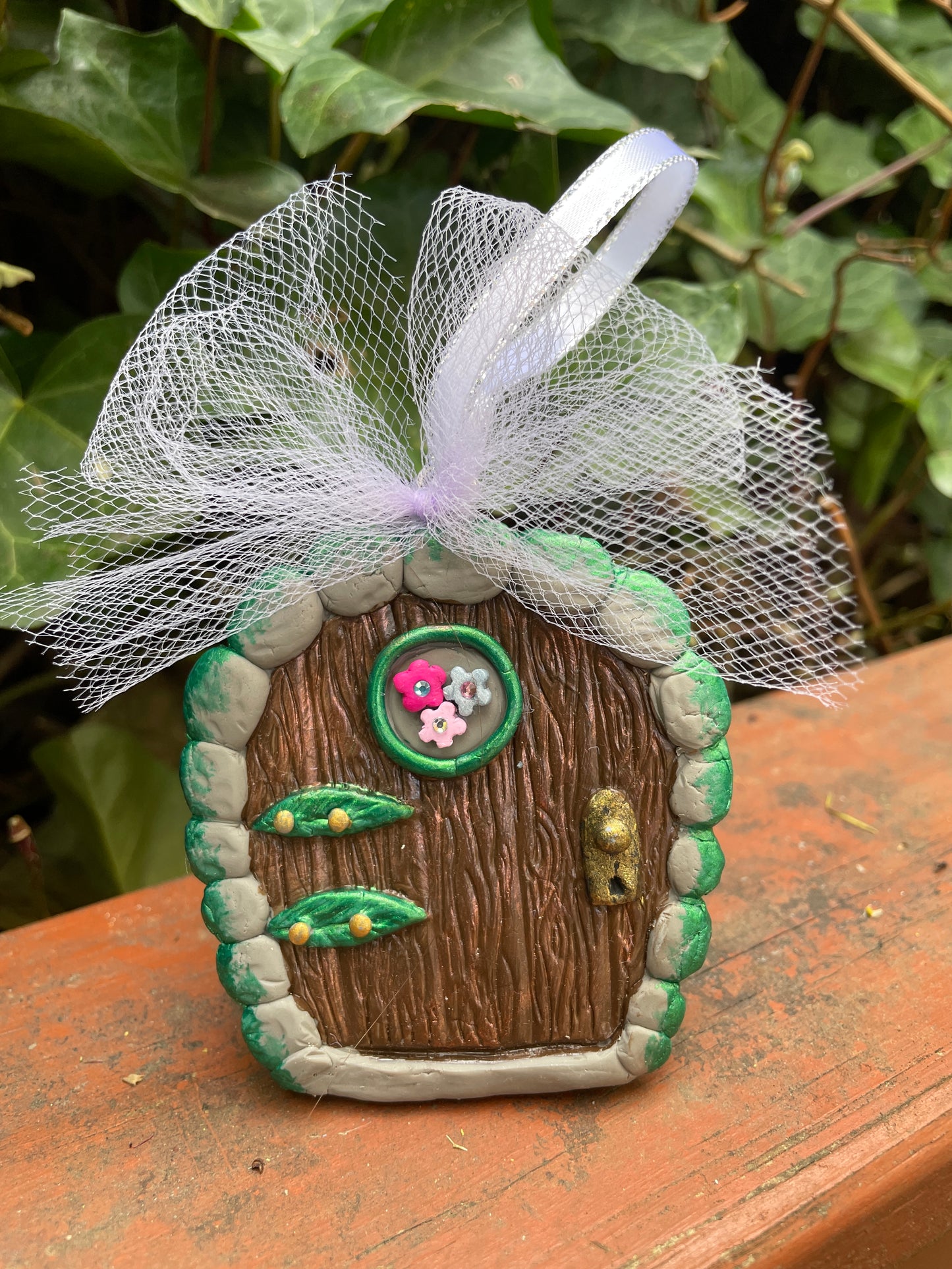 Flower Faerie Door Ornament