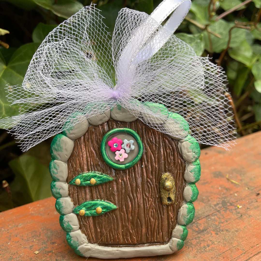 Flower Faerie Door Ornament