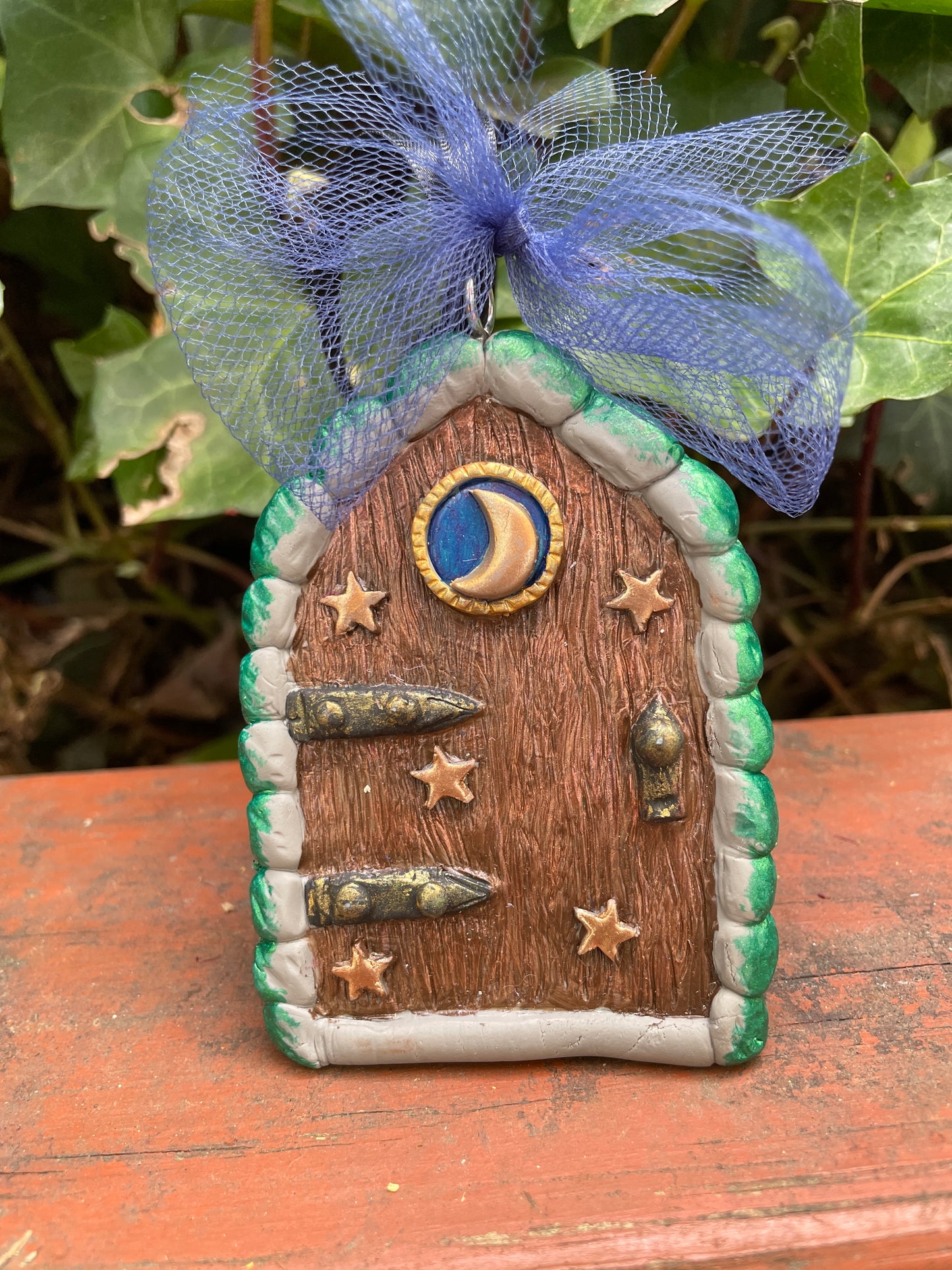 Moon and Stars Fairy Door Ornament