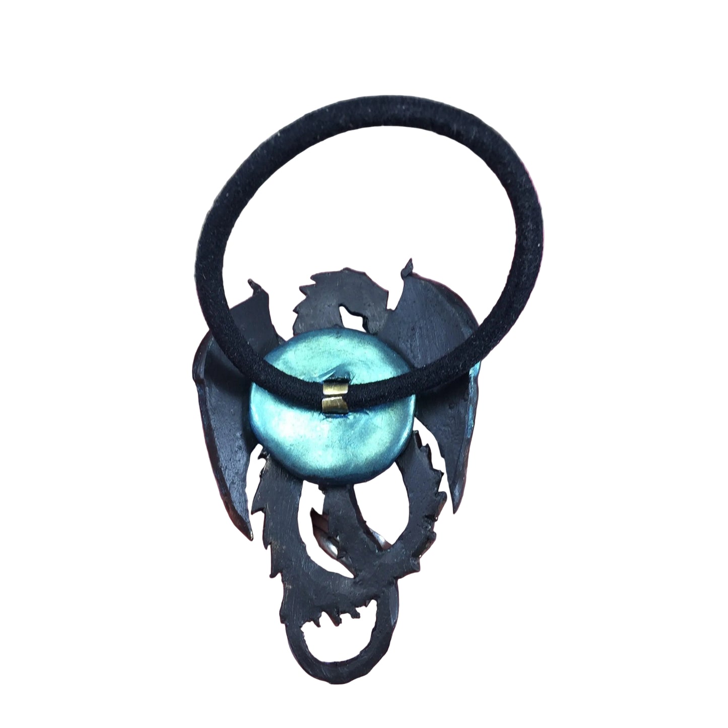 Back view of dragon hair tie