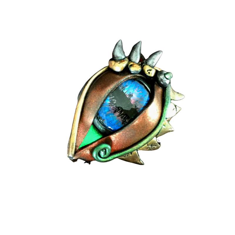 Blue Dragon Eye Pin