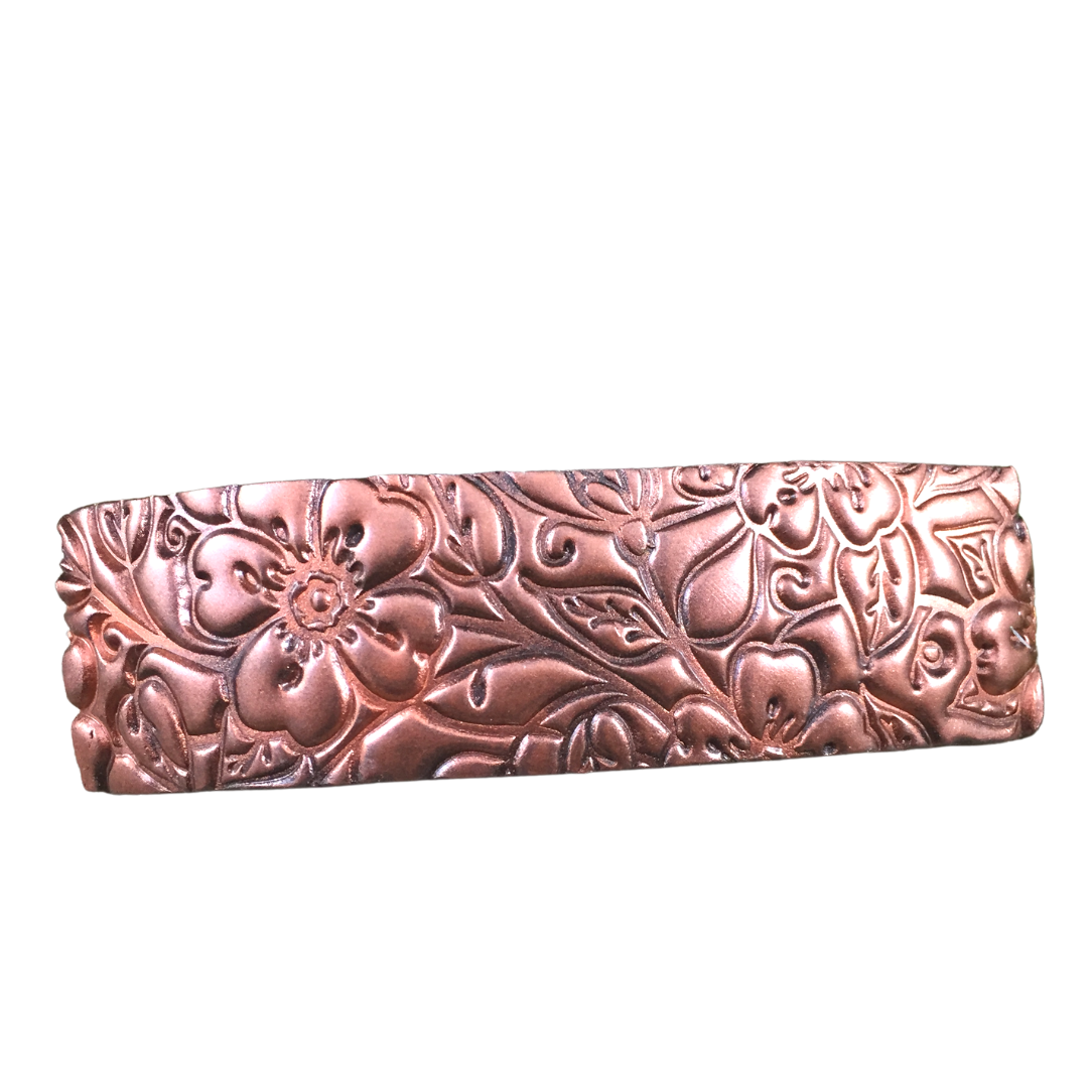 Copper Flower Barrette