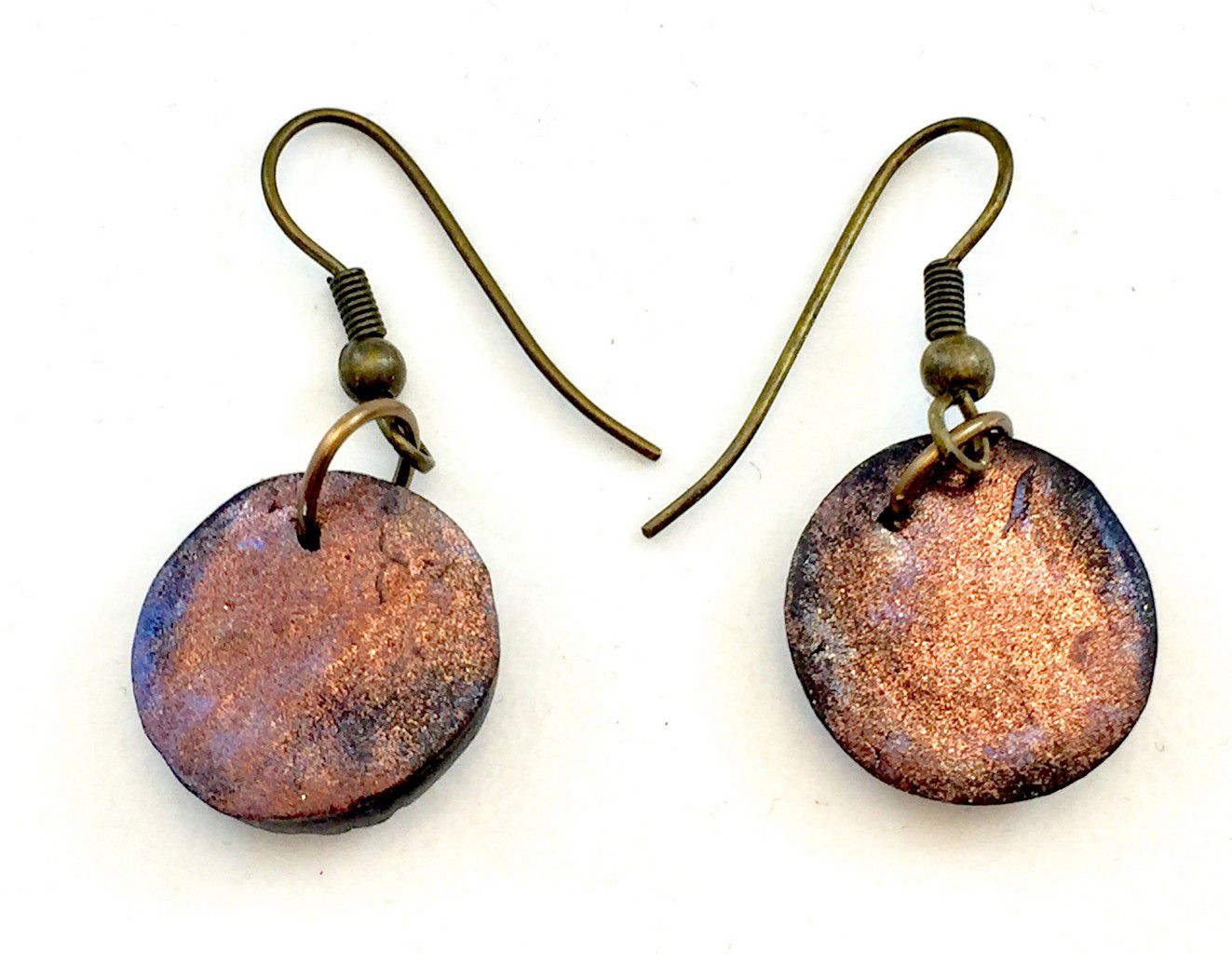 coin earrings back