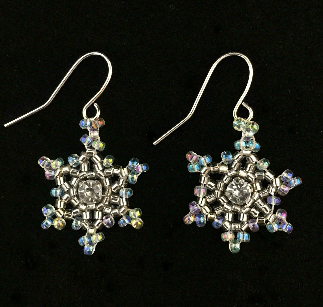 snowflake earrings