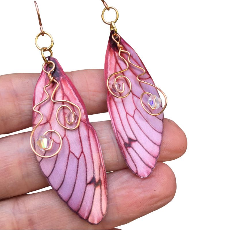 Fantasy Fairy Wing Earrings - 2 Colors