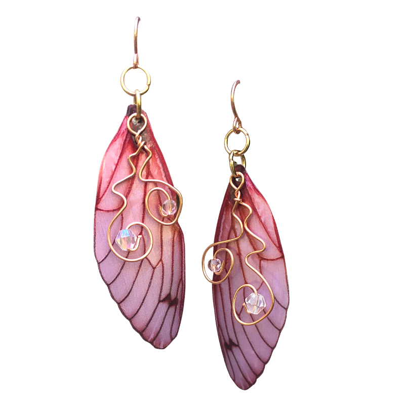 Fantasy Fairy Wing Earrings - 2 Colors