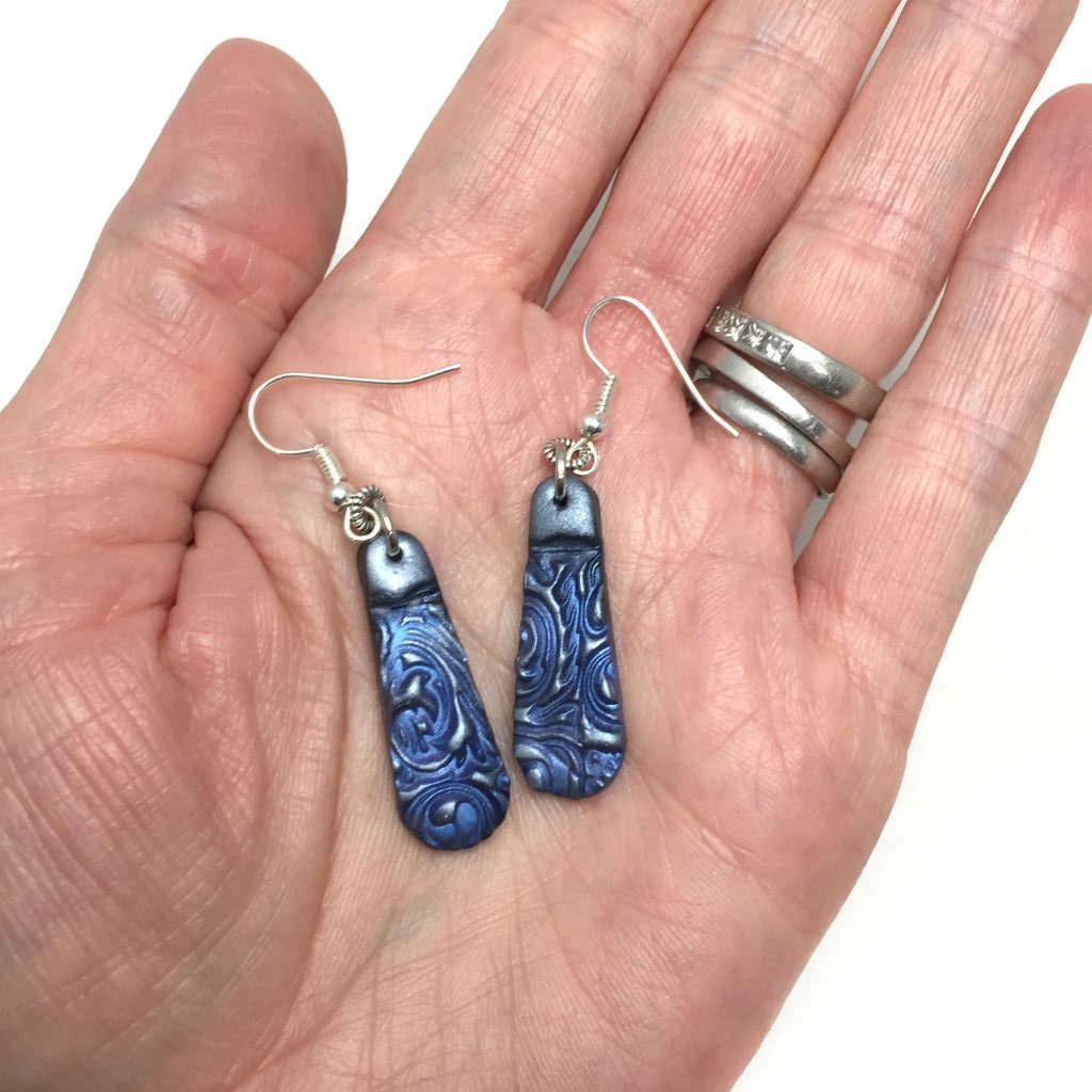 Long Tear Drop Earrings - 2 Color Options