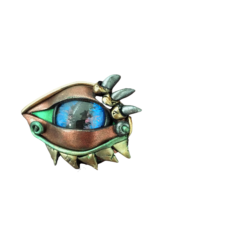 Blue Dragon Eye Pin