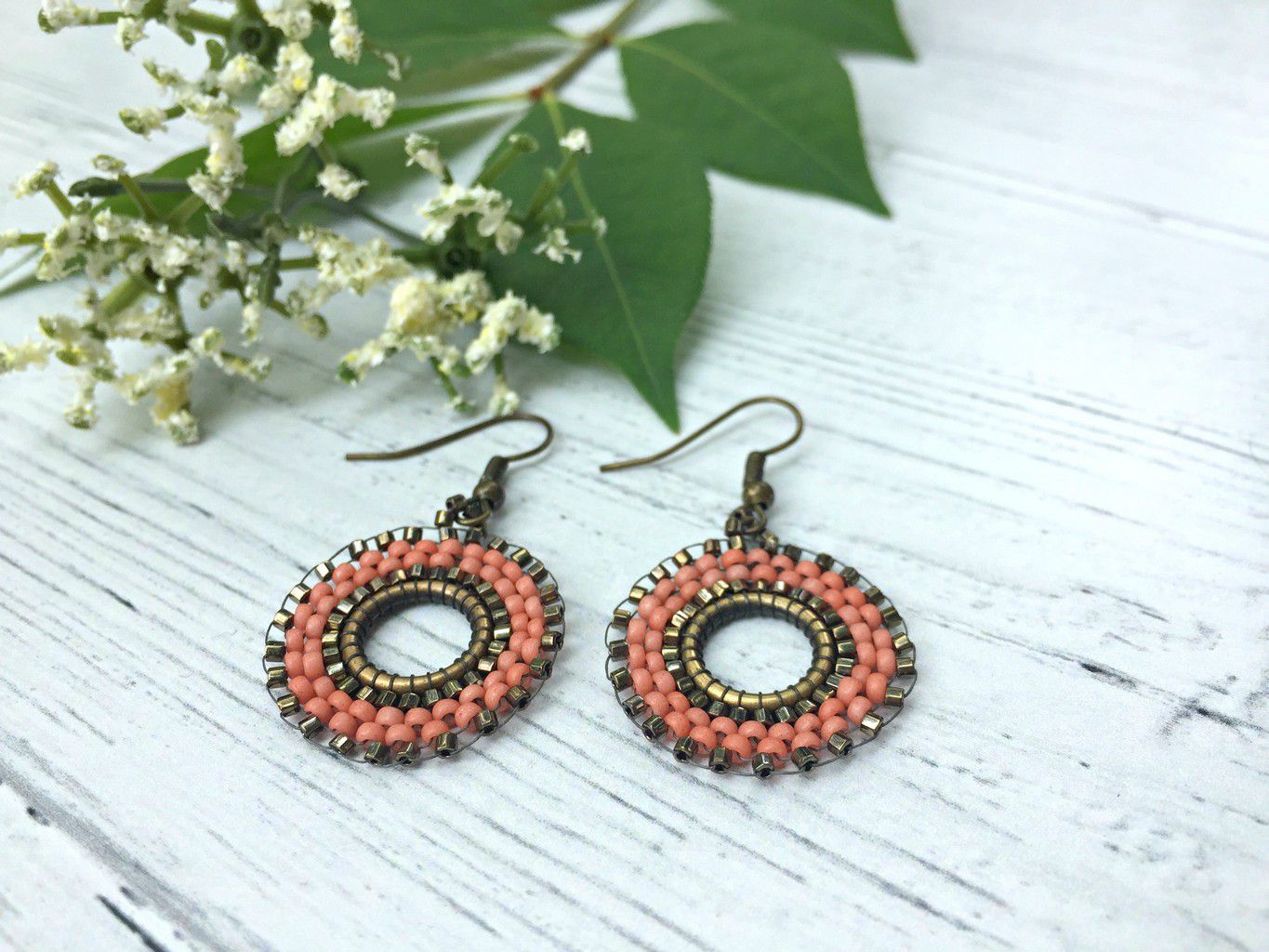 Bohemian Hoop Earrings- 5 Color Options