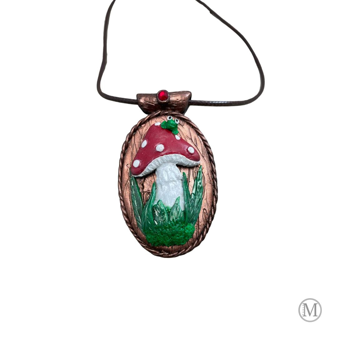 Mushroom necklace | Artbyderica | Shopee Philippines