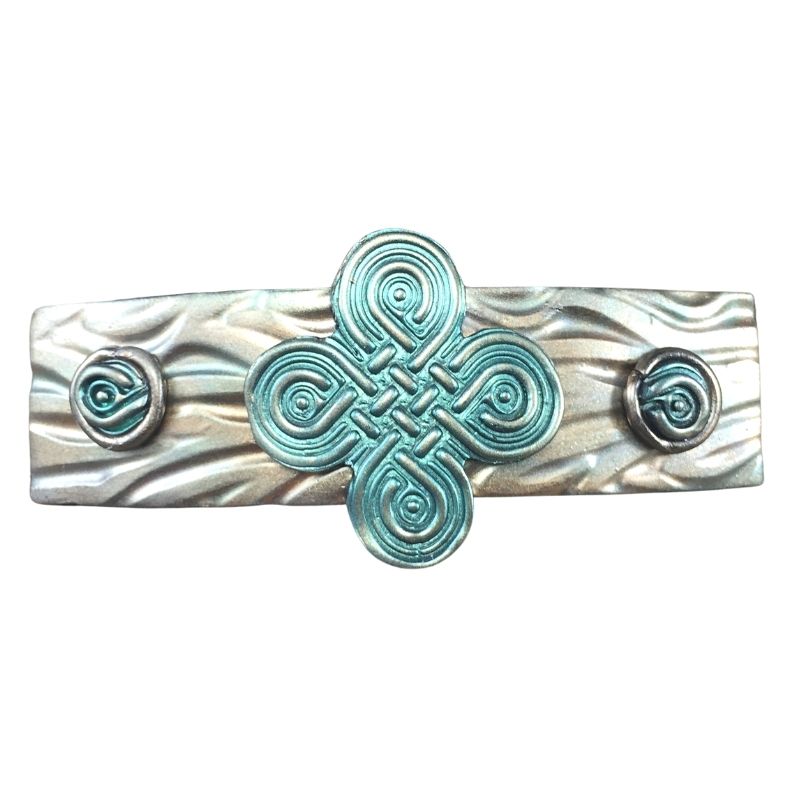 Celtic cross hair clip