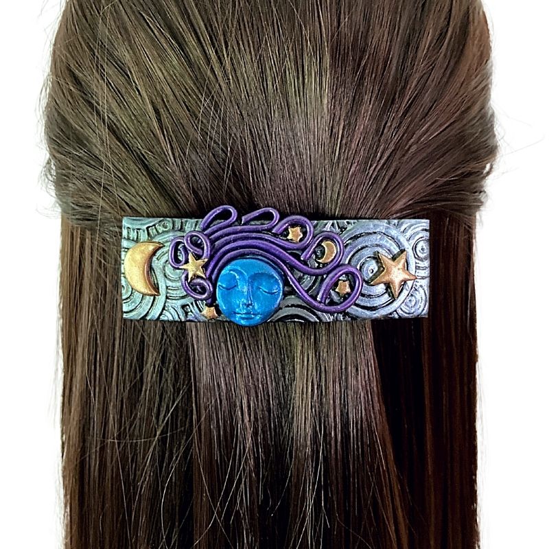 lunar witch hair clip on model