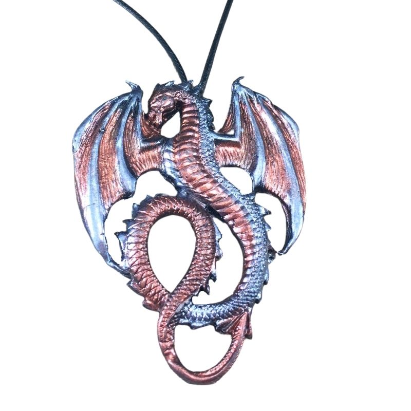 mens dragon necklace