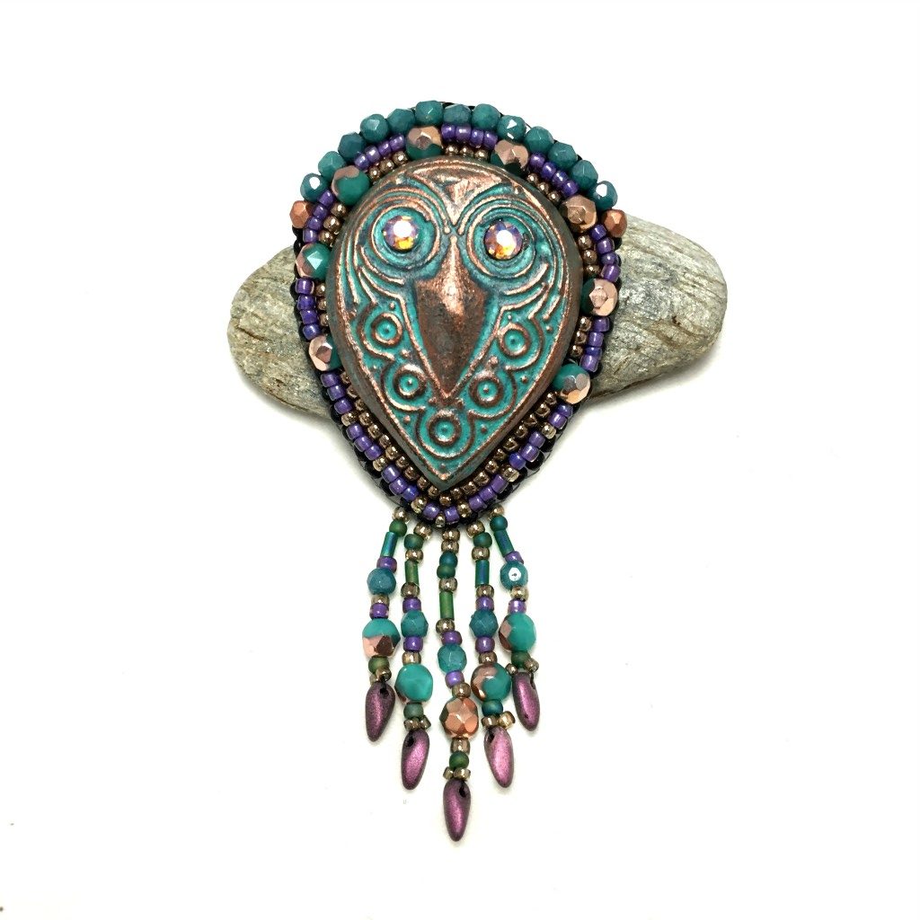 owl jewelry brooch