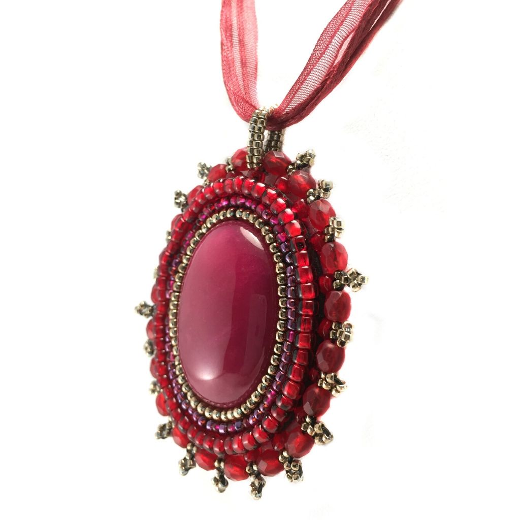 red valentine pendant