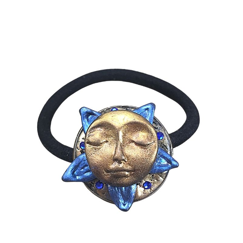 gold sun tarot hair tie