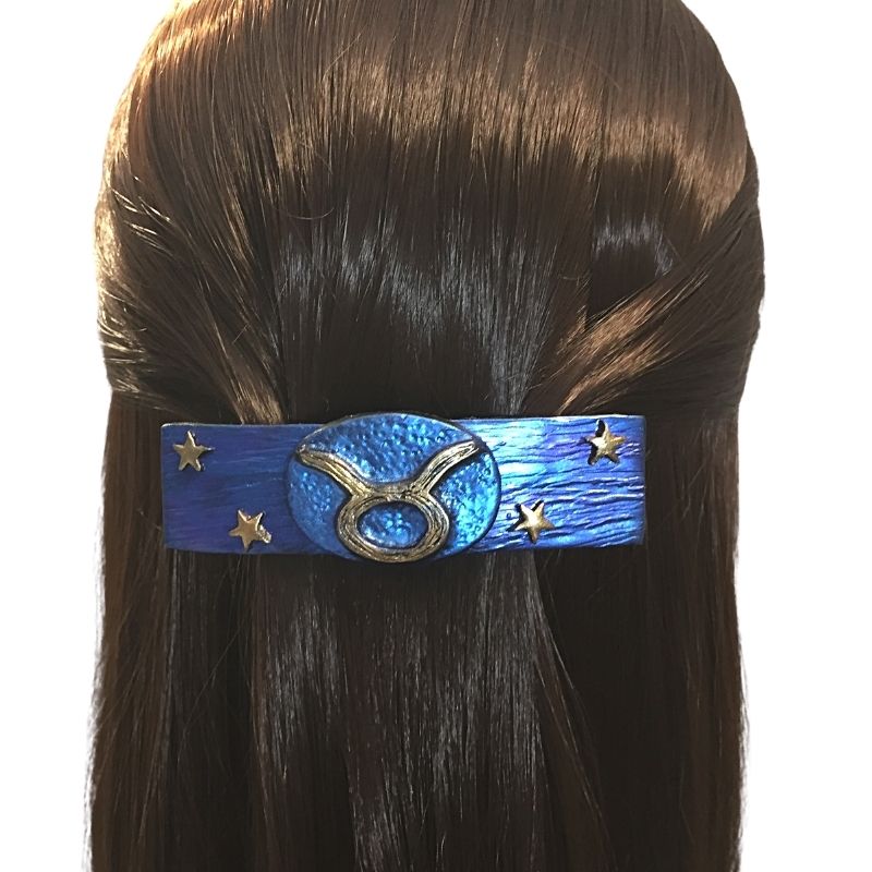 Taurus woman hair clip